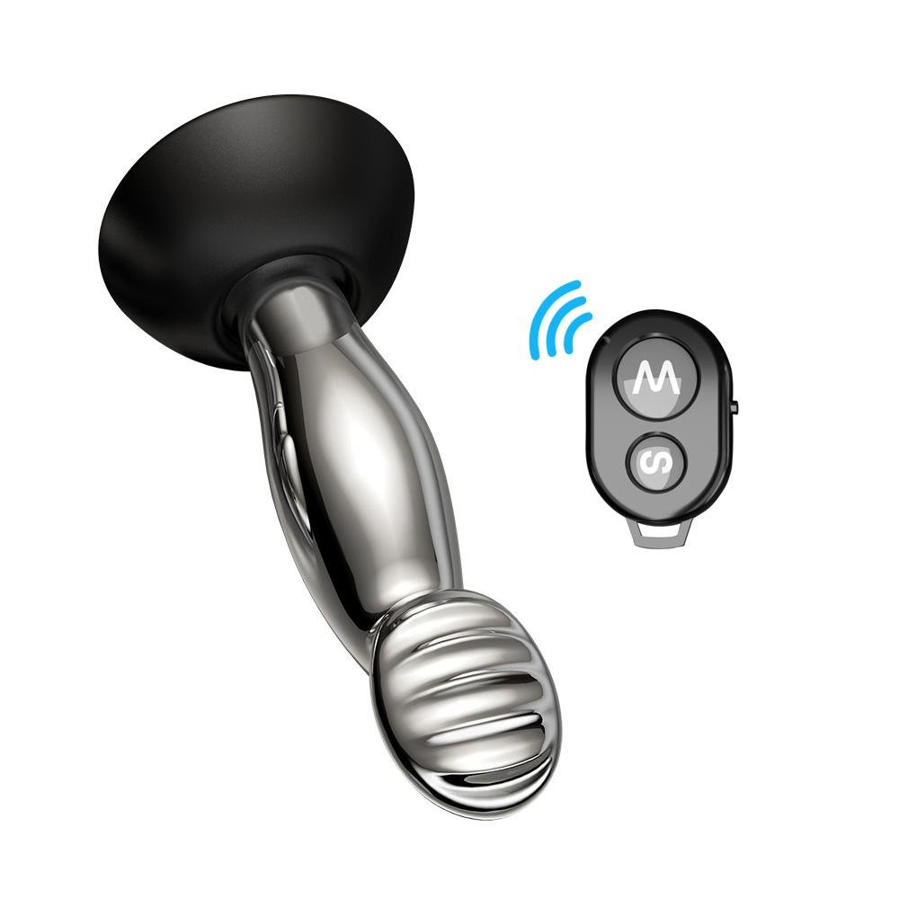 Plug Anal de Aço com 10 modos de vibração e Controle Remoto - PL092 - MimoSexy