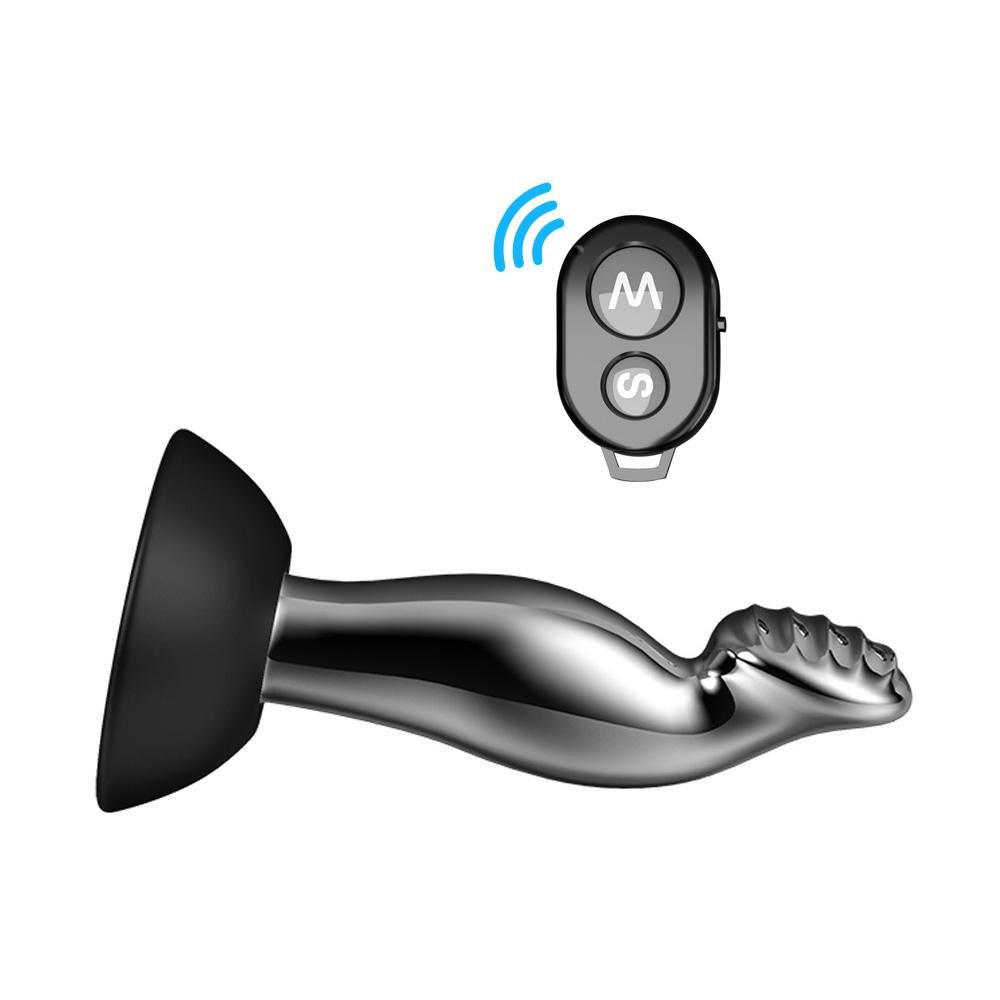 Plug Anal de Aço com 10 modos de vibração e Controle Remoto - PL092 - MimoSexy