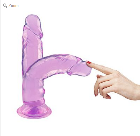  Dildo Realístico Transparente - 16,5 cm * 3,0
