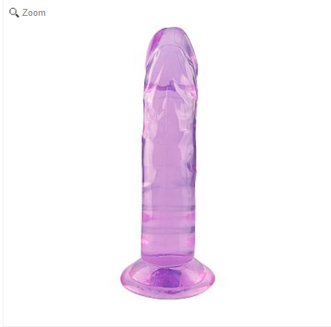  Dildo Realístico Transparente - 16,5 cm * 3,0
