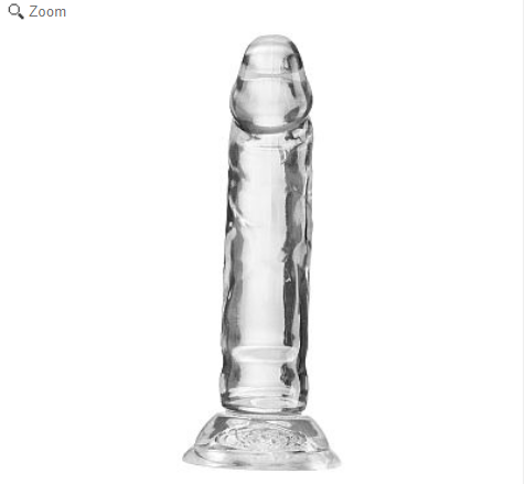  Dildo Realístico Transparente - 16,5 cm * 3,0