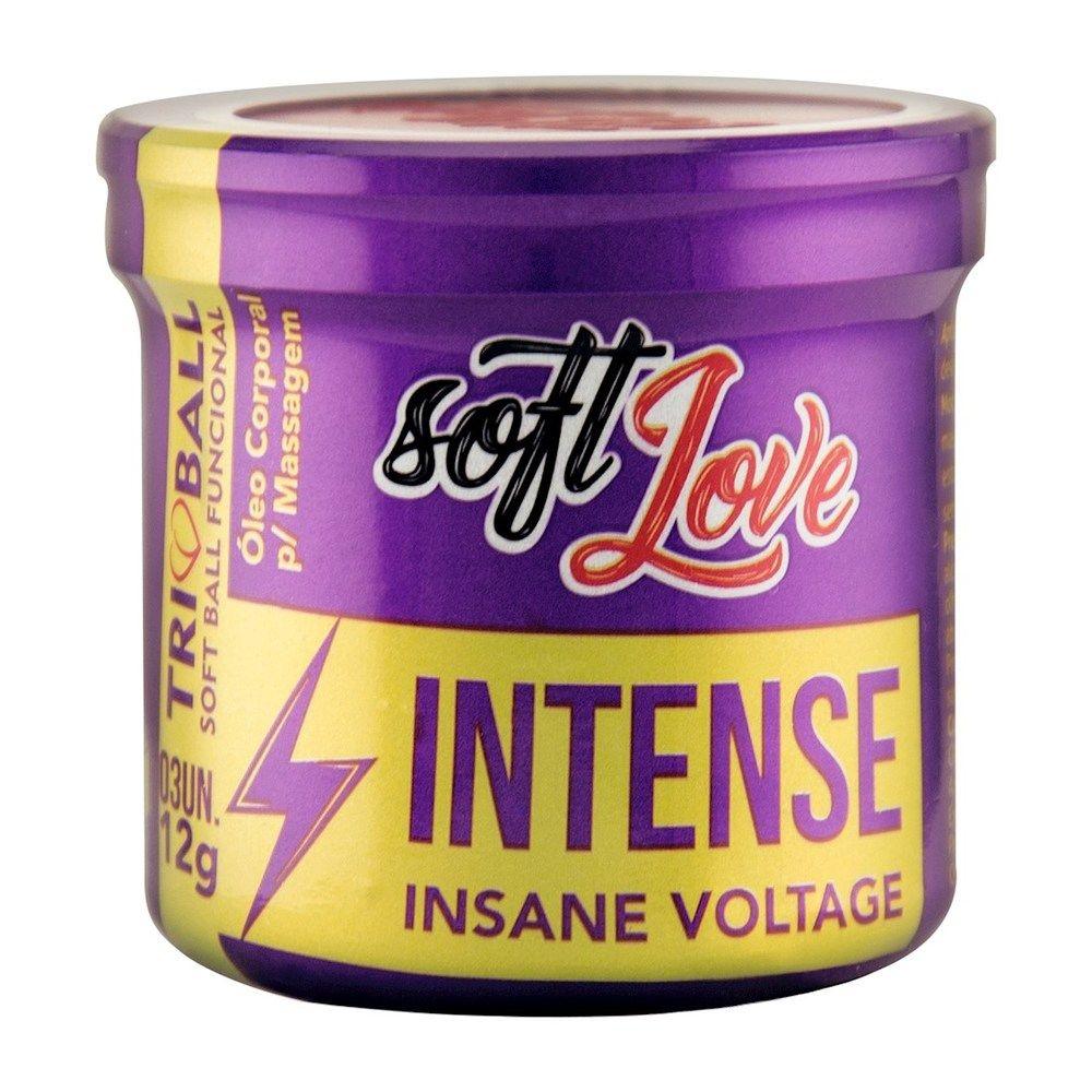 Bolinhas Triball Intense 12g 03 Unidades Soft Love