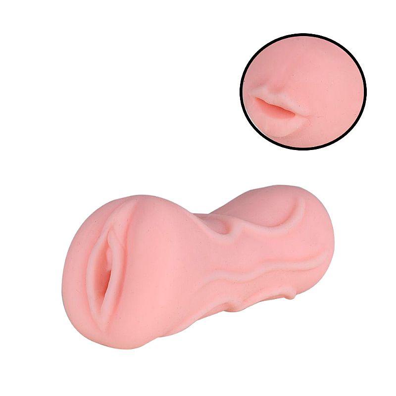 Masturbador Masculino em Cyberskin - Formato Boca e Vagina - 6770 - MimoSexy