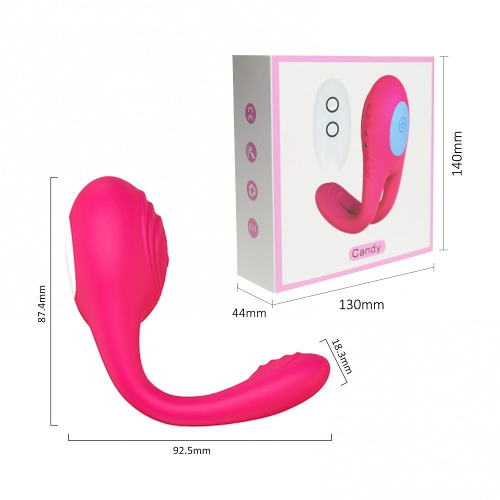 Anel peniano vibratório Candy. Com 7 modos de vibração. Controle remoto - AN081 - MImoSexy
