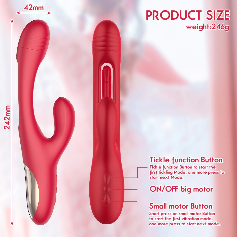 Vibrador de ponto G. Possui estimulação no meio - DAIFUNI - MimoSexy