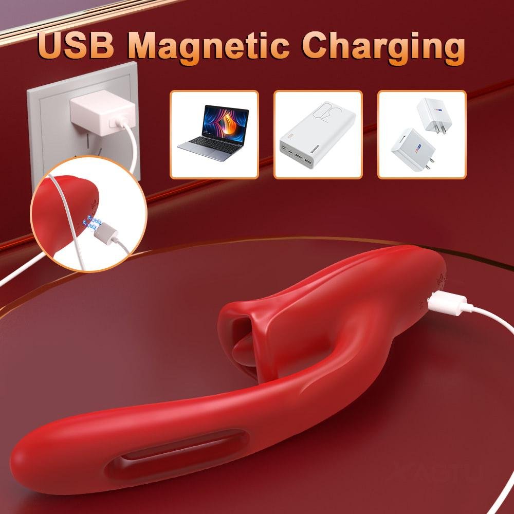 Boca mágica 3 em 1, 10 modos de vibração na Língua,10 modos de mordida e 10 modos de estimulação introdutória com vibração - YOUVIBE