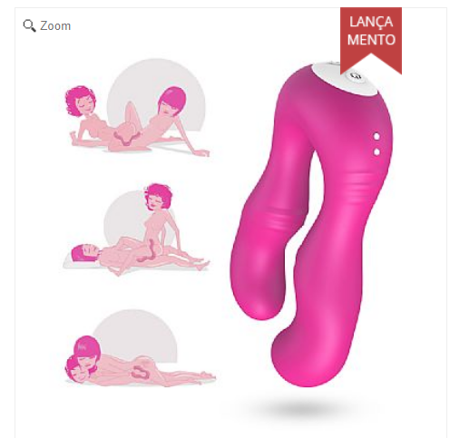 Vibrador de Ponto G e Clitóris / Flexível com Controle Remoto - SI