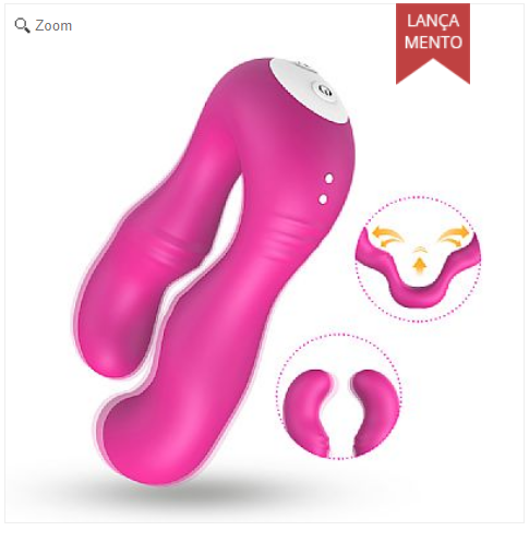 Vibrador de Ponto G e Clitóris / Flexível com Controle Remoto - SI