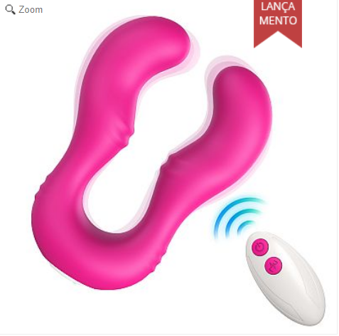 Vibrador de Ponto G e Clitóris / Flexível com Controle Remoto - SI