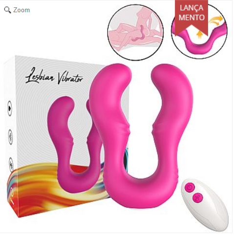 Vibrador de Ponto G e Clitóris / Flexível com Controle Remoto - SI