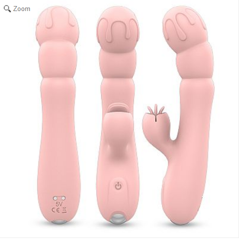 Vibrador de Ponto G e Clitóris - Frozen - S-Hande