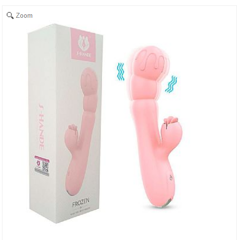Vibrador de Ponto G e Clitóris - Frozen - S-Hande
