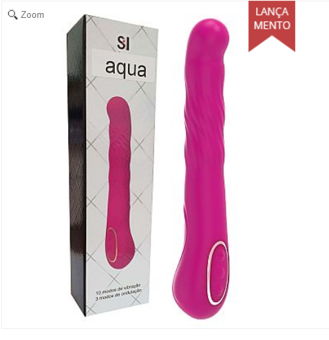 Vibrador de Ponto G com textura / Vai e vem de Anel - Aqua - ALWUP - SI