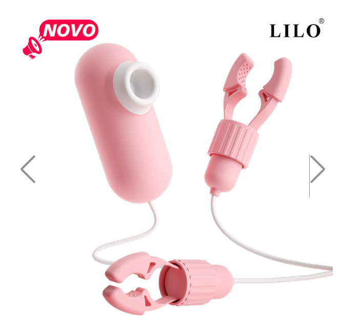 Prendedores de Mamilos de Pressão com Cápsula vibratória e Com mais um estimulador, USB - YOUVIBE