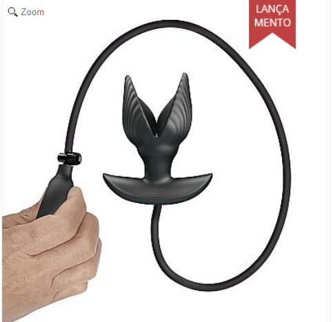 Plug Anal Inflável com Vibrador - Manson - Pretty Love