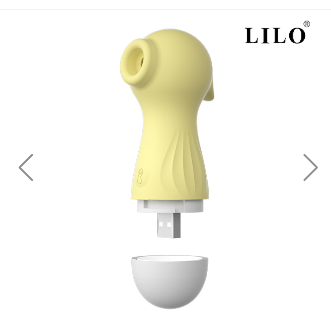 Estimulador de clitóris e de mamilos Recarregável com função de Pulsação em formato de Cavalo-marinho - LILO