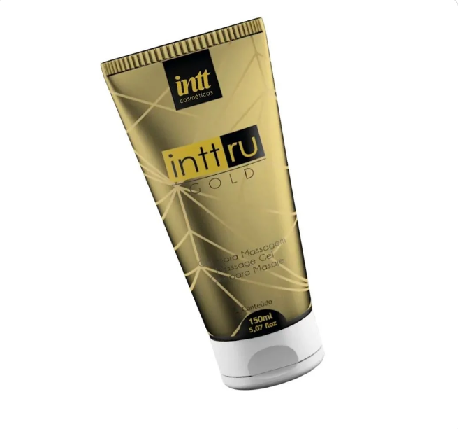 Intt Ru Gold Gel Deslizante Para Massagem Nuru 150Ml