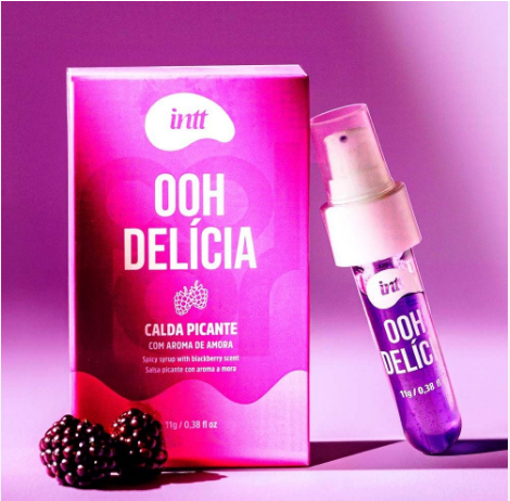 Ooh Delícia calda beijável com aroma de Amora