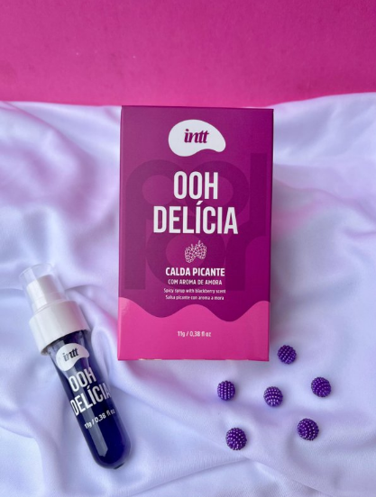 Ooh Delícia calda beijável com aroma de Amora