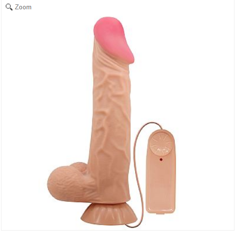Pênis Realístico - Vibrador de Multi-Velocidade - Sliding Skin - 24.0x5.0 - BAILE