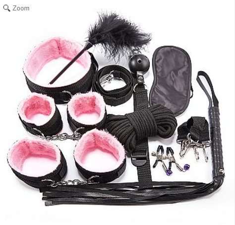  Kit Sado Black Wolf - Rosa