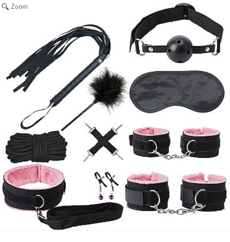  Kit Sado Black Wolf - Rosa