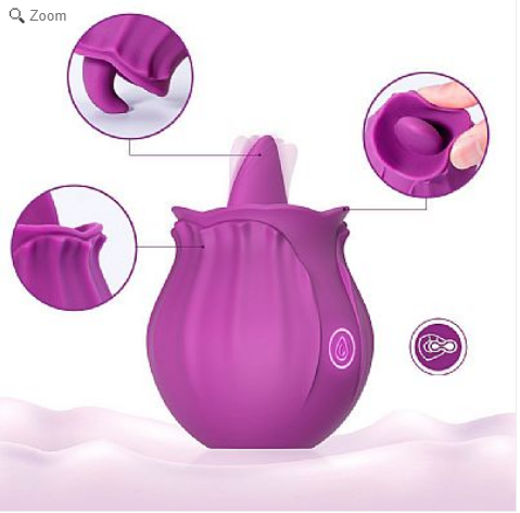 Rosa Estimuladora de Clitóris com Língua - SI