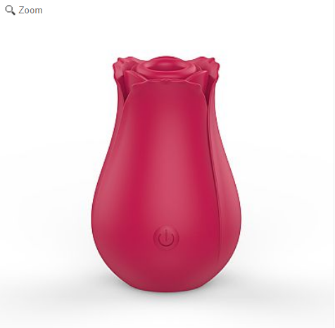 Vibrador de Sucção - Formato Rosa - Dina - SI