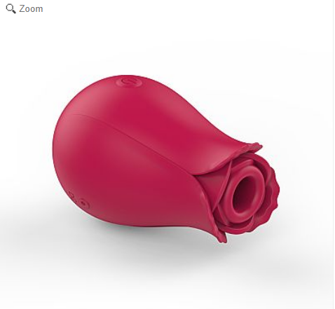 Vibrador de Sucção - Formato Rosa - Dina - SI
