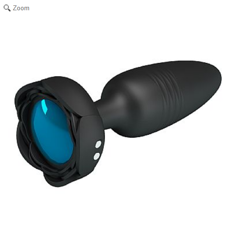  Plug Anal com Vai e vem / Luz de Led - Tarion - Pretty Love