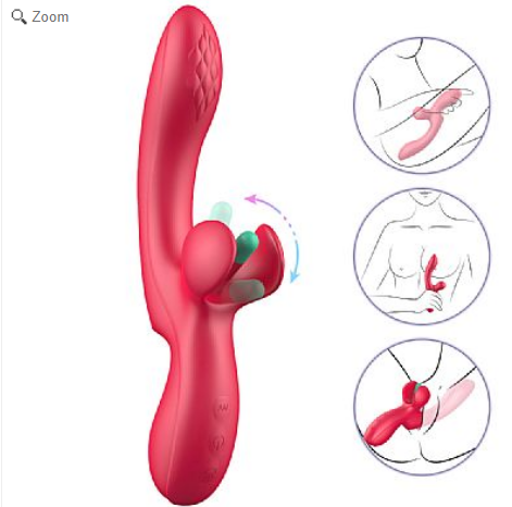Vibrador de Ponto G e clitóris com Slap - Anna - SI