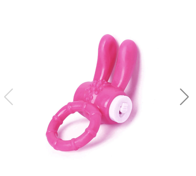 Anel peniano com vibração feito TPE e ABS