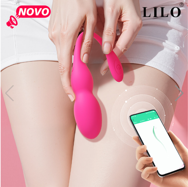 Bullet Recarregável com 9 modos de vibração e com Controle Remoto via APP - Silicone Líquido - LILO