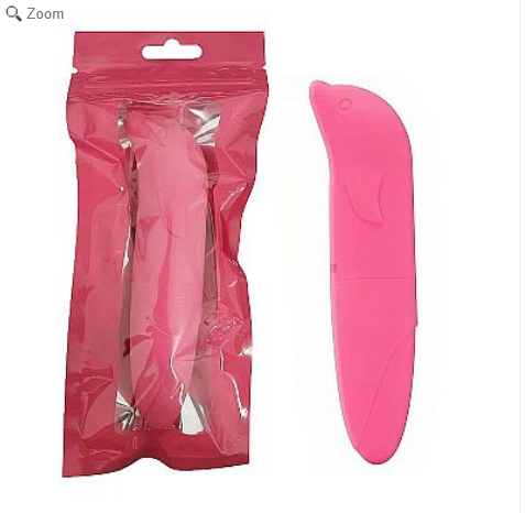  Vibrador de Ponto G - Golfinho Aveludado - SI