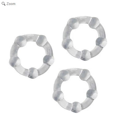  Anel Peniano - 1Kit com 3 - 3,7 cm - SI